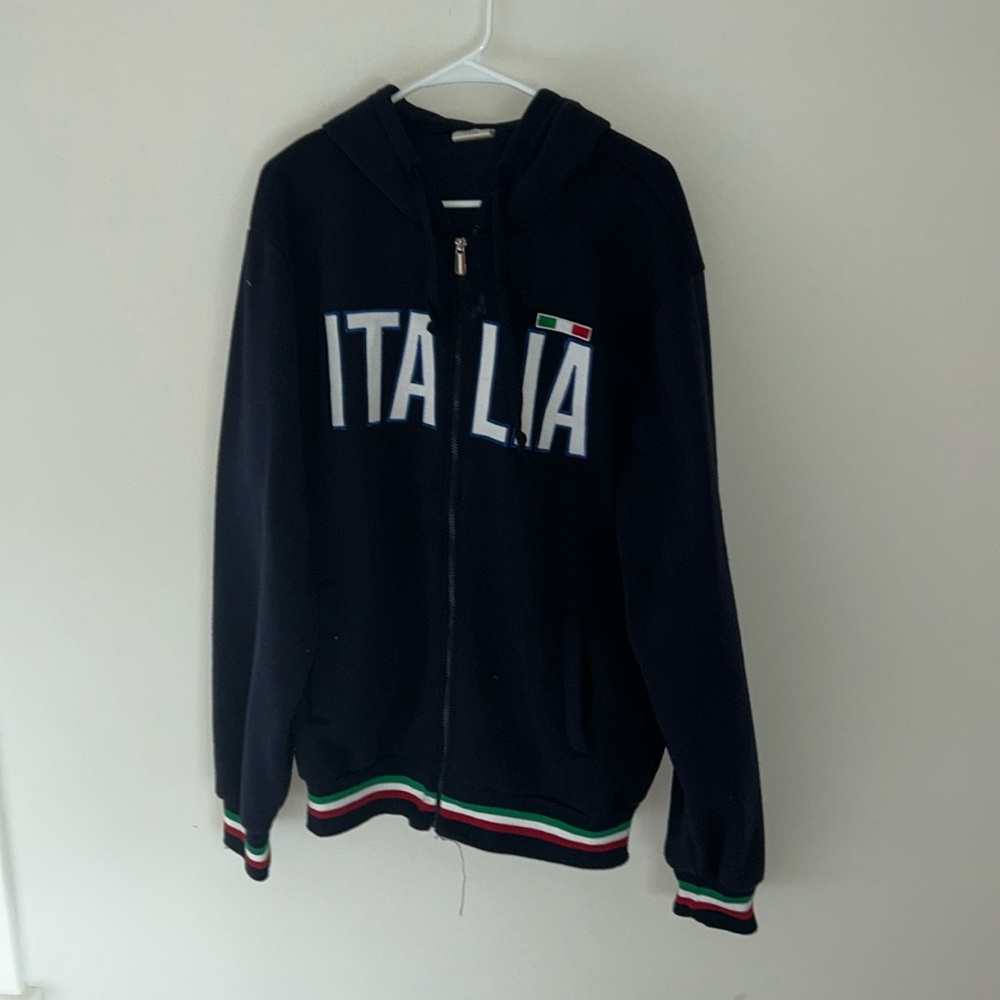 Vintage Italy Zip Up Sweatshirt